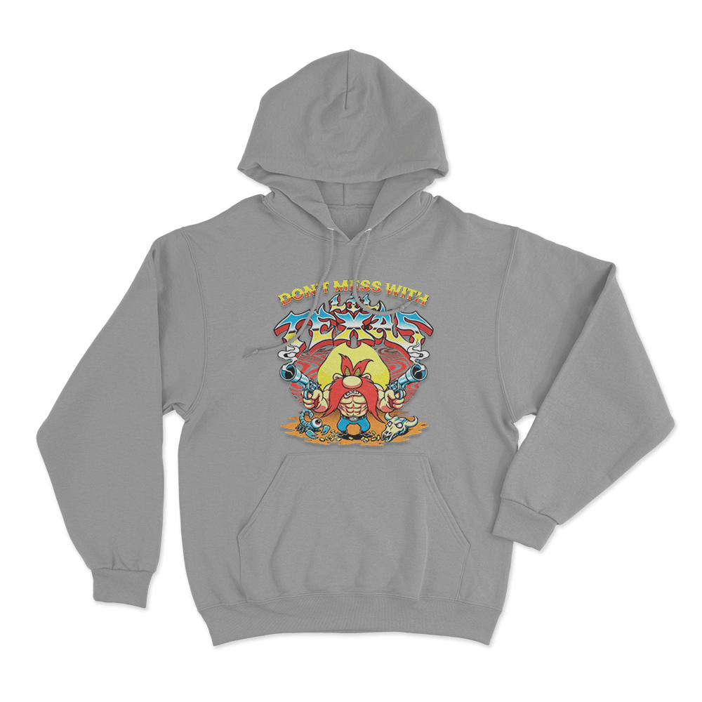 Don't Mess With Lil Texas Unisex Hoodie Grey Dont Mess With Lil Texas Unisex Hoodie Grey