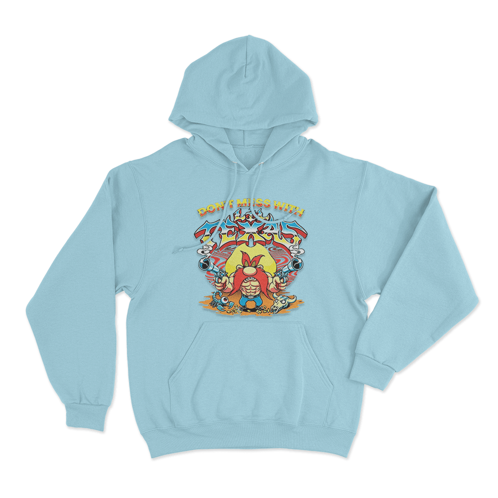 Don't Mess With Lil Texas Unisex Hoodie Sky Blue Dont Mess With Lil Texas Unisex Hoodie Sky Blue