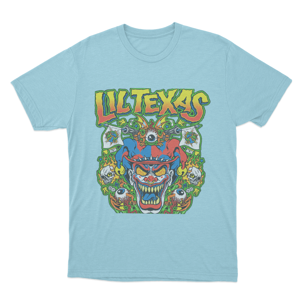 Lil Texas 2026 Tour Unisex T Shirt Sky Blue Lil Texas 2026 Tour Unisex T Shirt Sky Blue