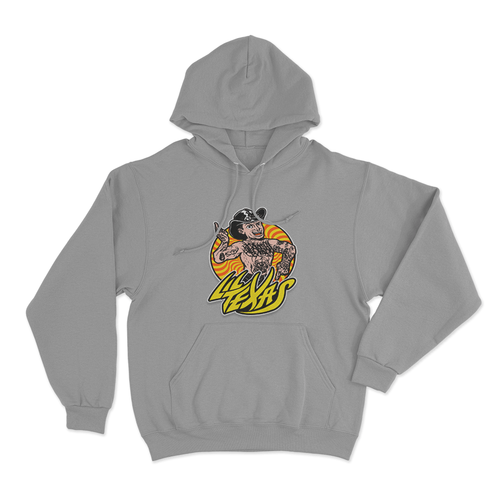 Lil Texas Hakk Unisex Hoodie Grey Lil Texas Hakk Unisex Hoodie Grey