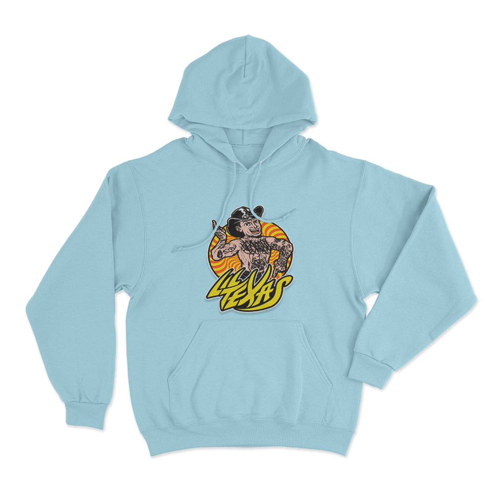 Lil Texas Hakk Unisex Hoodie Sky Blue Lil Texas Hakk Unisex Hoodie Sky Blue
