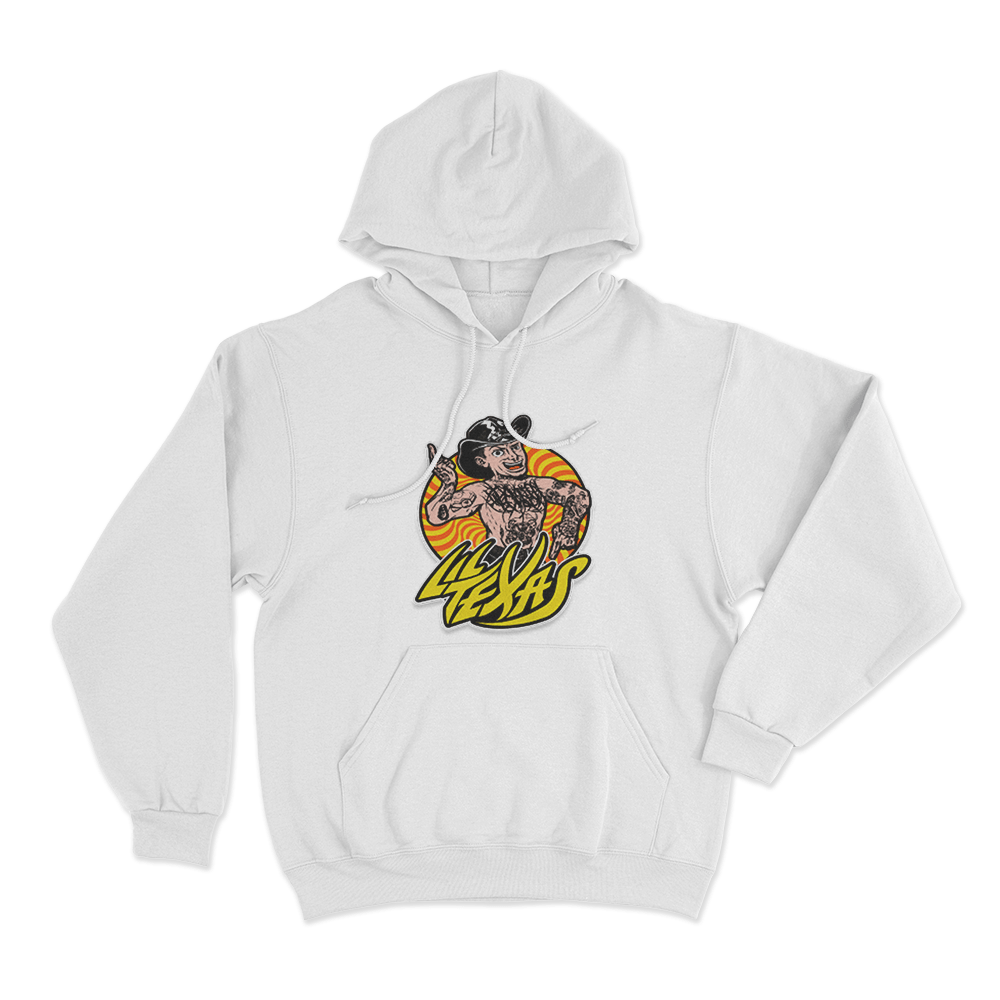 Lil Texas Hakk Unisex Hoodie White Lil Texas Hakk Unisex Hoodie White