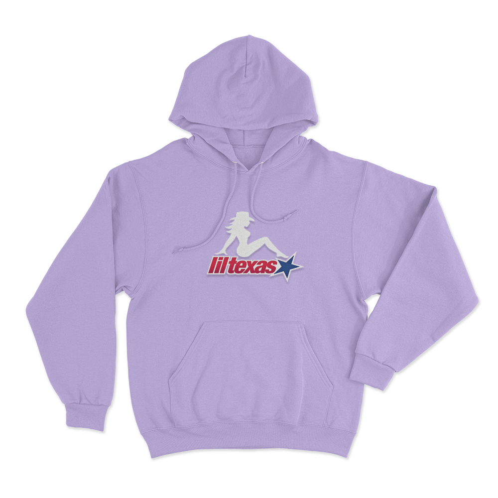 Lil Texas Mudflap Baddie Unisex Hoodie Purple Lil Texas Mudflap Baddie Unisex Hoodie Purple
