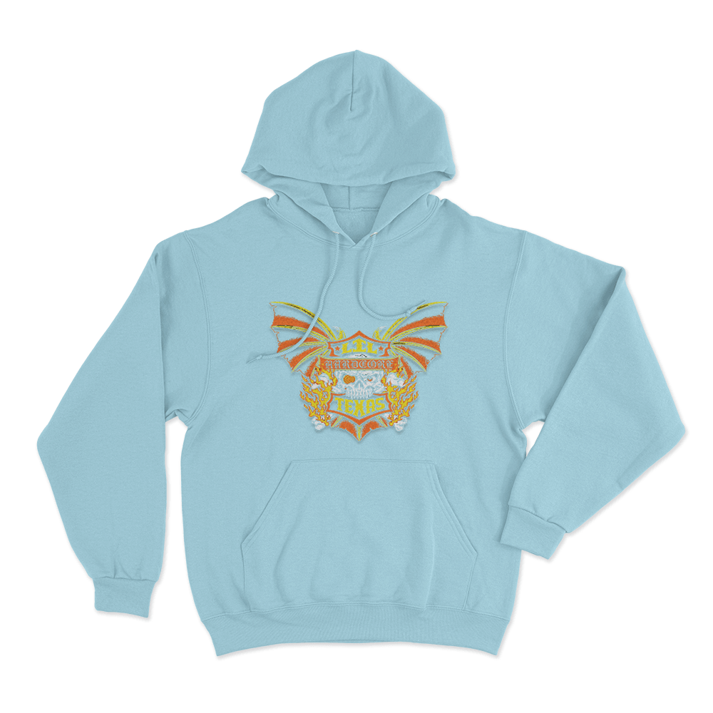 Lil Texas Road Demon Unisex Hoodie Sky Blue Lil Texas Road Demon Unisex Hoodie Sky Blue