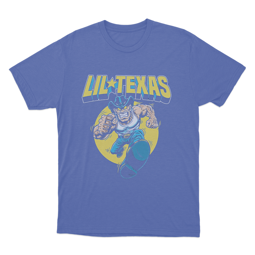 Lil Texas Vigilante Unisex T Shirt Blue Lil Texas Vigilante Unisex T Shirt Blue